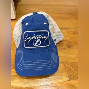 Tampa Bay Lightning Blue and White Cap